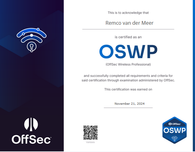 OSWP preparation and exam experience