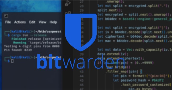 Hacking the Bitwarden vault PIN